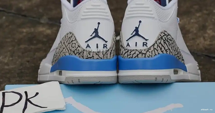 to Ready UNC Materials Ship Retail Retro Jordan 3 PK GOD 0521